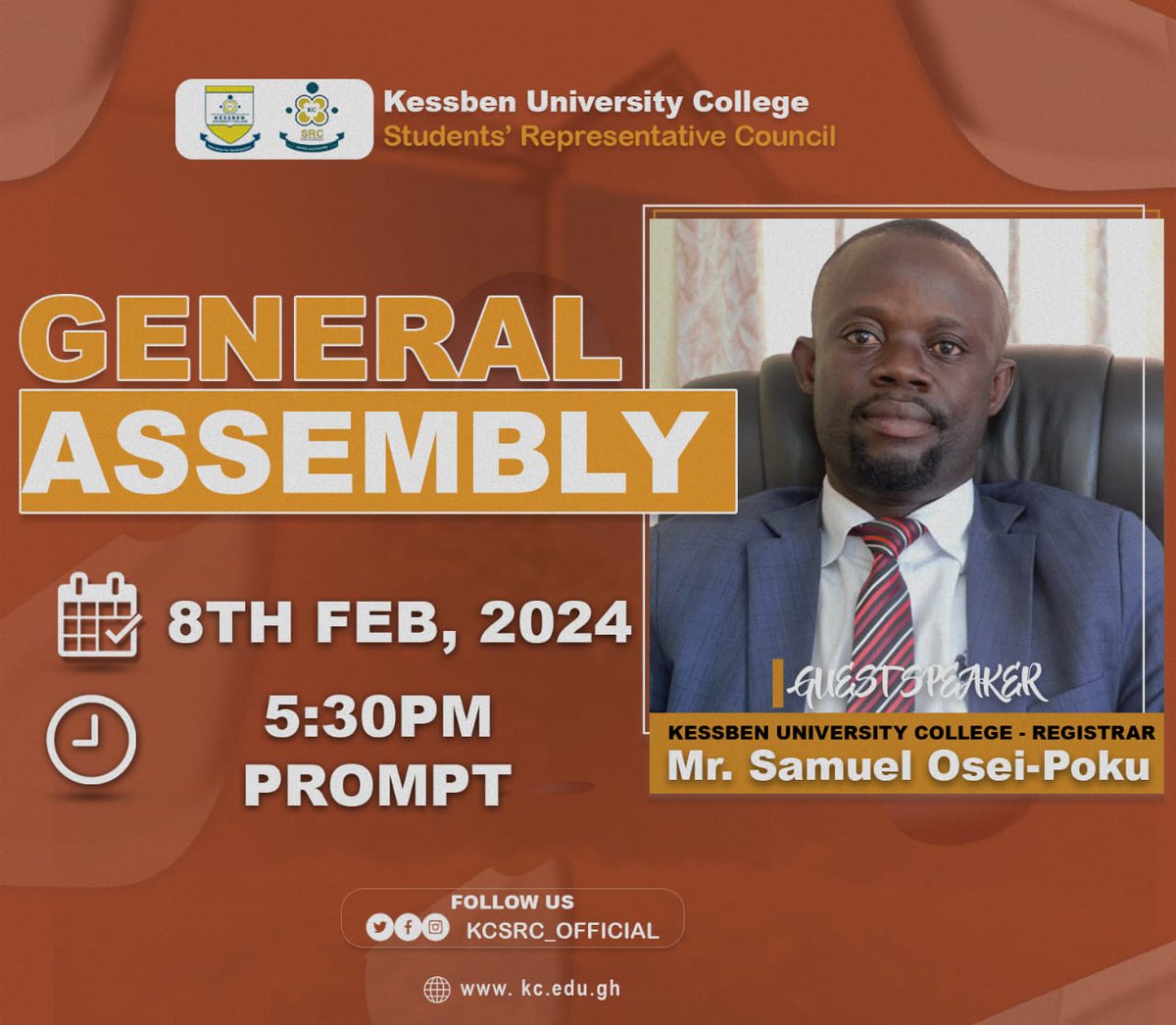 KcsrcOfficial's tweet photo. The General Assembly Meetings https://t.co/TDJVLQolKd
