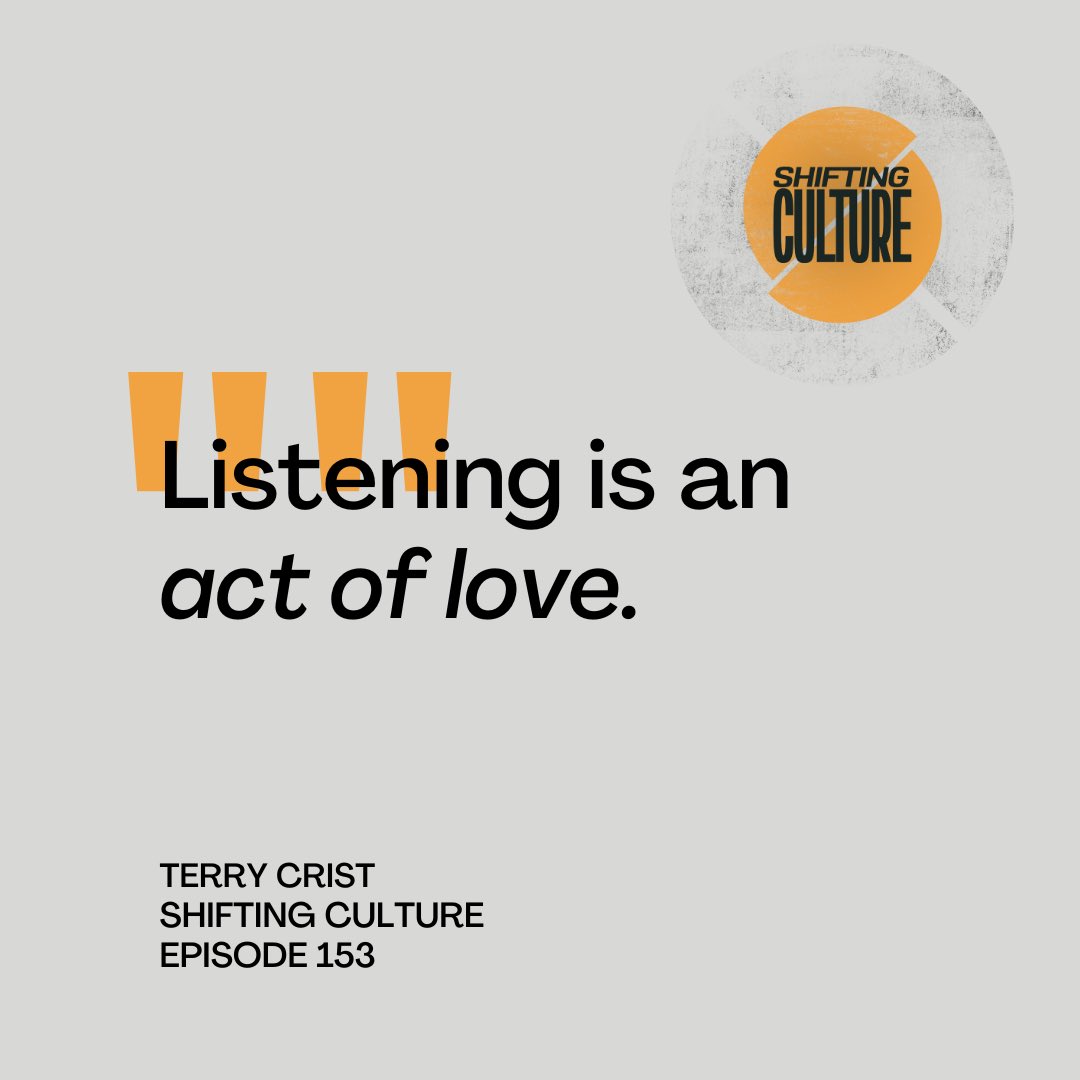 shiftingcultur2's tweet image. New episode with @terrycrist 

Join us as we discover how to listen well, engage others who are more alike us than we realize, and point us all to the way of Jesus that brings hope, reconciliation, and peace.

podcasts.apple.com/us/podcast/shi…