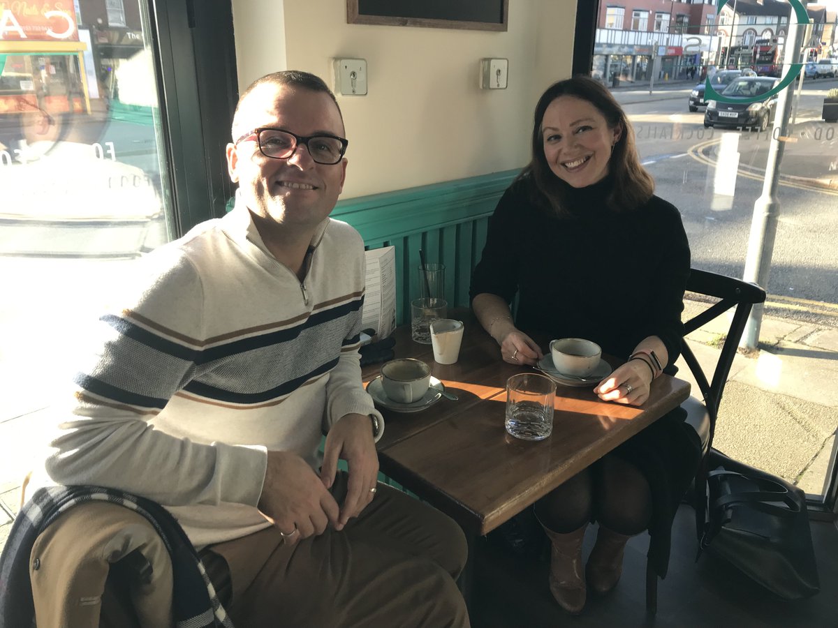 Great to catch up over lunch with Daniel Meyer-Lopez in the sunshine @carlisibar to talk all things life, family, work, Liverpool - even learnt a bit of Spanish! #moments #breathingspace