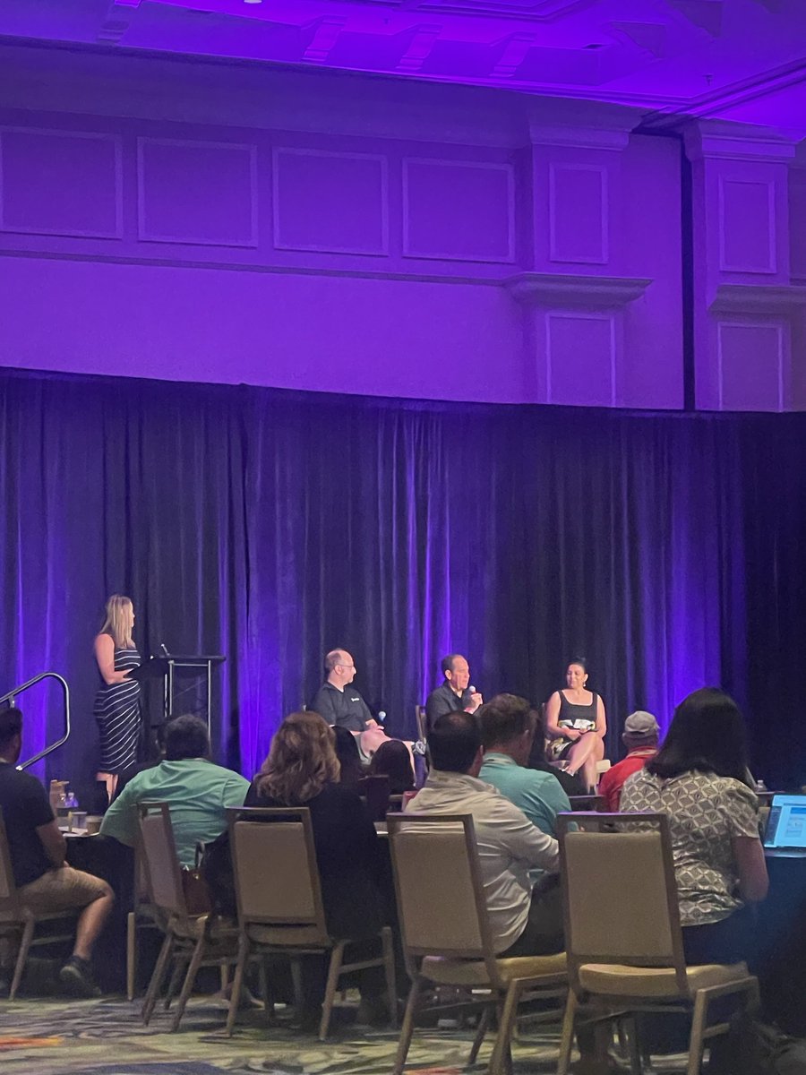 InsideRSPA's tweet photo. #RSPAinspire education panel on Culture &amp; Employee Retention with Brianna Buccellato, Brian Edwards, Brett Bennett, and Ekta Iyer. https://t.co/qYJuOAa7gR