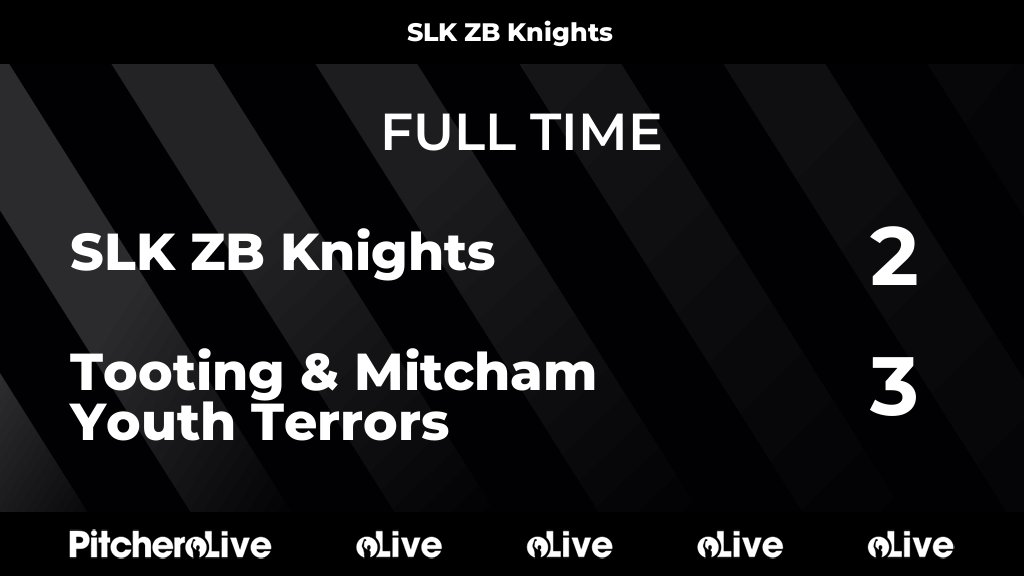FULL TIME: SLK ZB Knights 2 - 3 Tooting &amp; Mitcham Youth Terrors
#SLKTOO #Pitchero
southlondonkings.com/teams/193713/m…