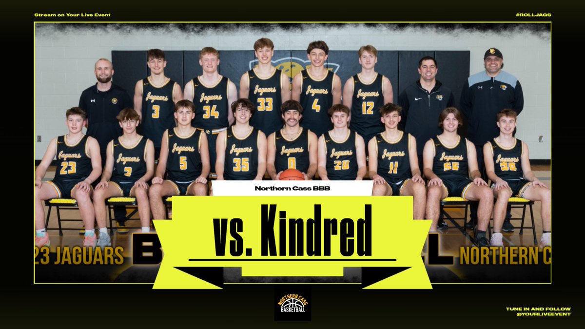 Big one tonight as Undefeated #1 Kindred comes to town

4:30 - C in the West
6:00 - JV in the West
7:30 - Varsity in the East