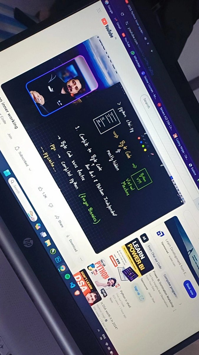 AfranDavalbhai's tweet image. BACK 2 PYTHON
Between Job &amp;amp; Javascript, I guess I can still give between ½ to 1 hour for python everyday. And now that @Hiteshdotcom sir has launched a course, it would be even more fun learning. 
#chaiaurpython