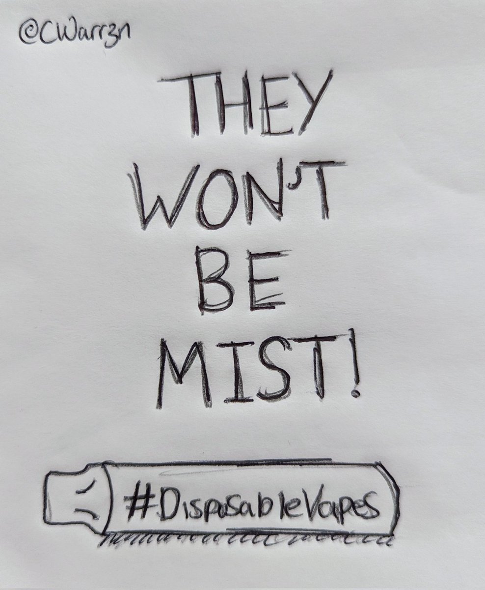 Create posters to commemorate the ban on #DisposableVapes @OneMinuteBriefs