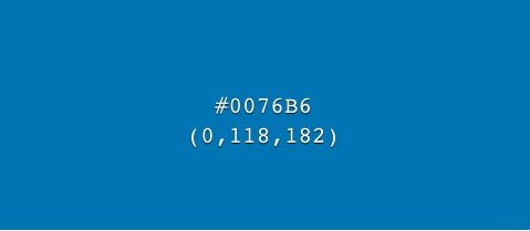 llondo's tweet photo. So actual Honolulu Blue according to the people who make these decisions is color hex #006db0.
The @Lions use a different color - #0076b6 - which is closest to "Biloxi Blue."
¯\_(ツ)_/¯ https://t.co/F7COKSwmv0