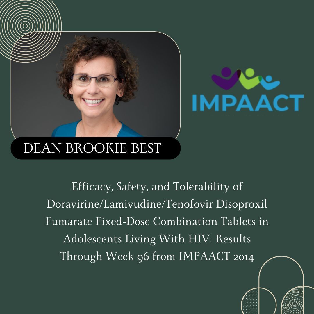 Adolescents and children living with HIV need more options for lifelong treatment. This study found once-daily dosing of a fixed-dose combination pill containing doravirine was safe, well tolerated, and maintained viral suppression through 96 weeks. buff.ly/3NMXjAB