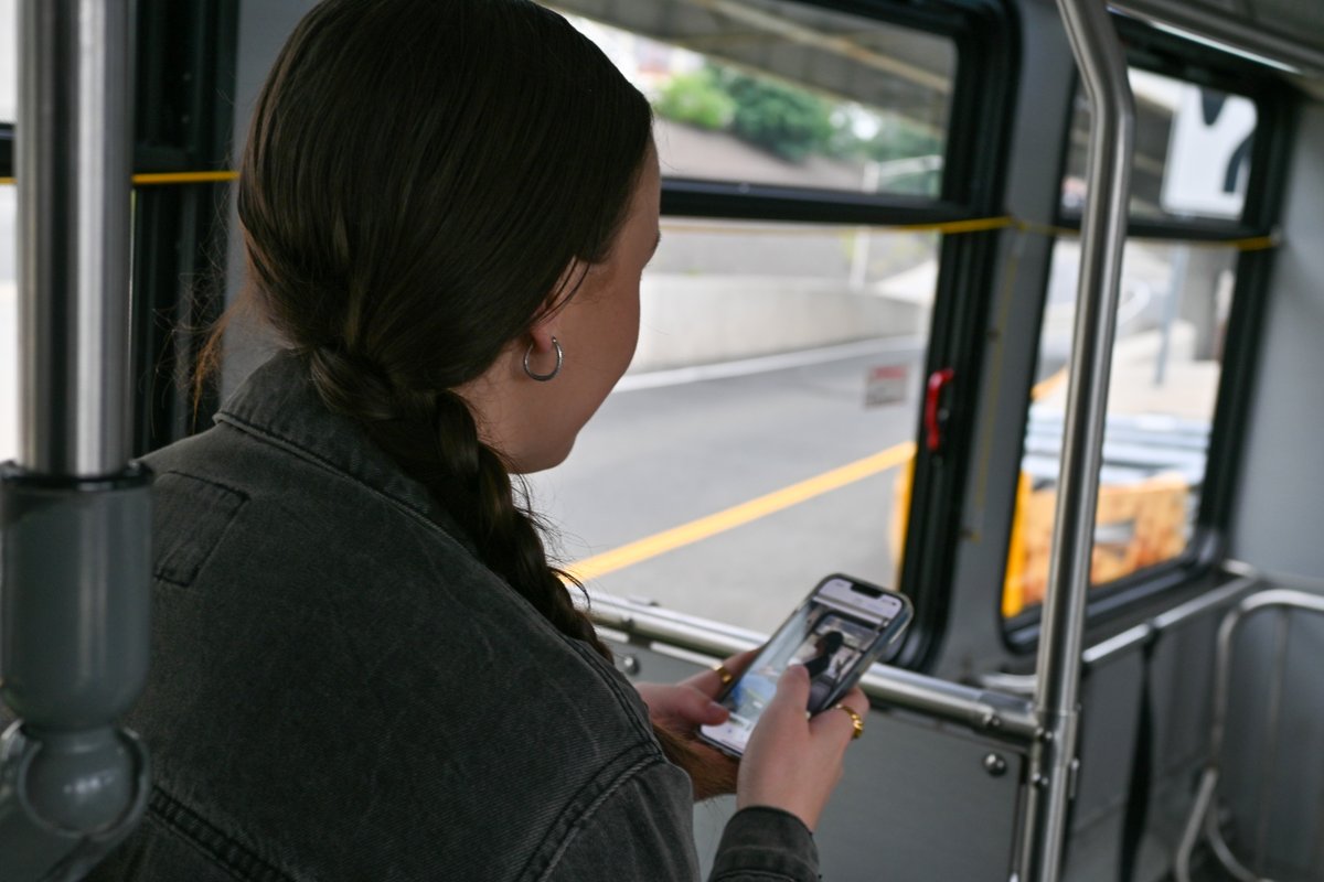 CTfastrak's tweet photo. Enjoy the ride, and stay connected with Free WIFI on our buses. ππΆπ²
#CTfastrak #TransitIsATrip #PublicTransportation #FreeWIFI #TravelConnected #RideAndConnect https://t.co/3Mjjm0FnAd