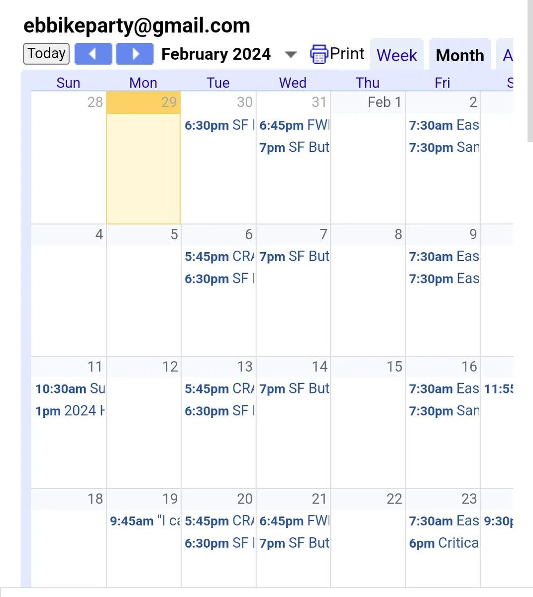 Hi bike  partiers!!!! We have been working on putting together a simple calendar of social rides throughout the bay area. Largely recurring rides, but we'll also throw up one-off rides as capacity allows. For now we've put a  few group rides we know of, and WE WANT TO ADD MORE!