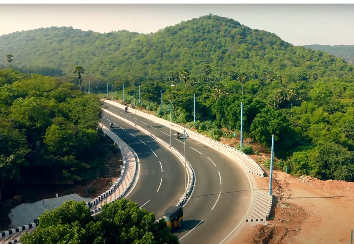 newly developed seethakonda road. 
completely neglected from 2014-2019 and earlier.
#Vizag