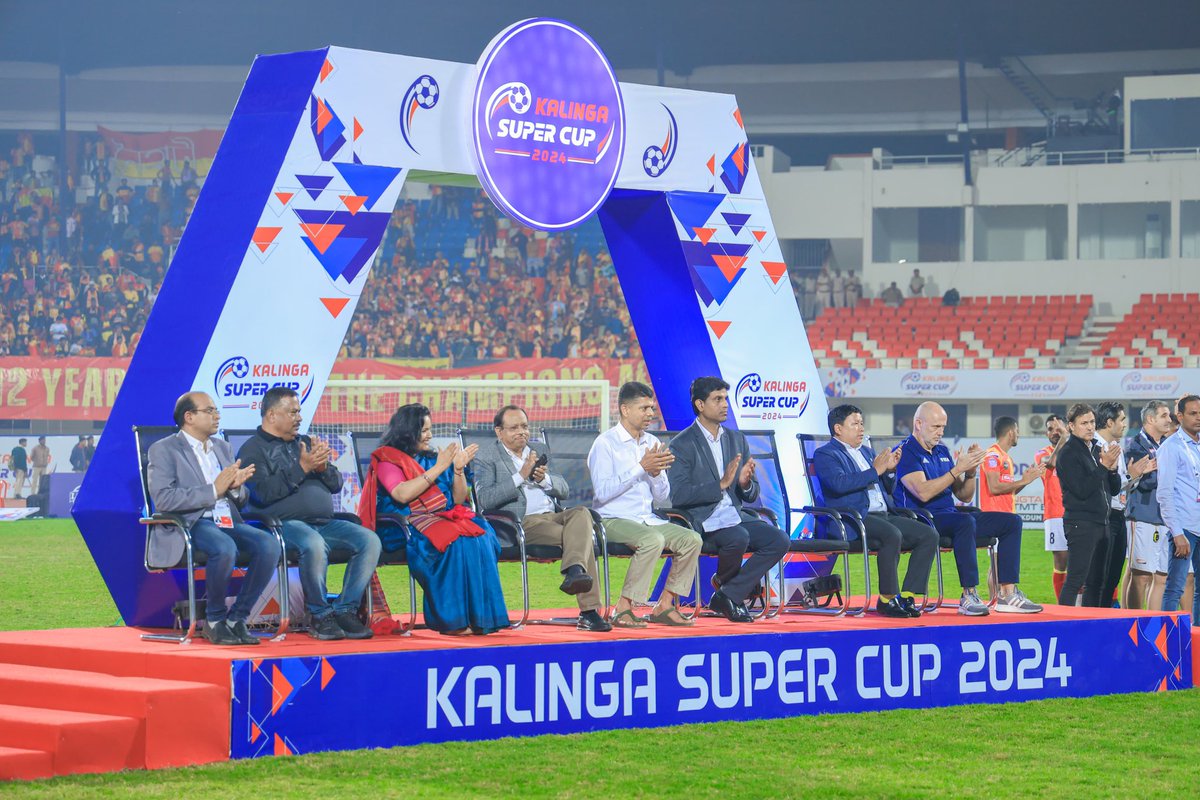 Loved the electrifying atmosphere at Kalinga Stadium, Bhubaneswar at the finals of our Kalinga Super Cup Football Tournament,