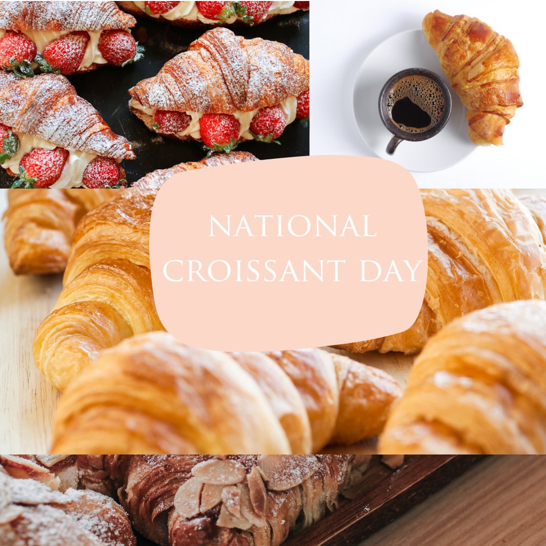 SalvationArmyCS's tweet photo. It's not just any Tuesday today... It's National Croissant Day! How do you like your sweet breakfast treat? #doingthemostgood https://t.co/vXrzKY8ETD