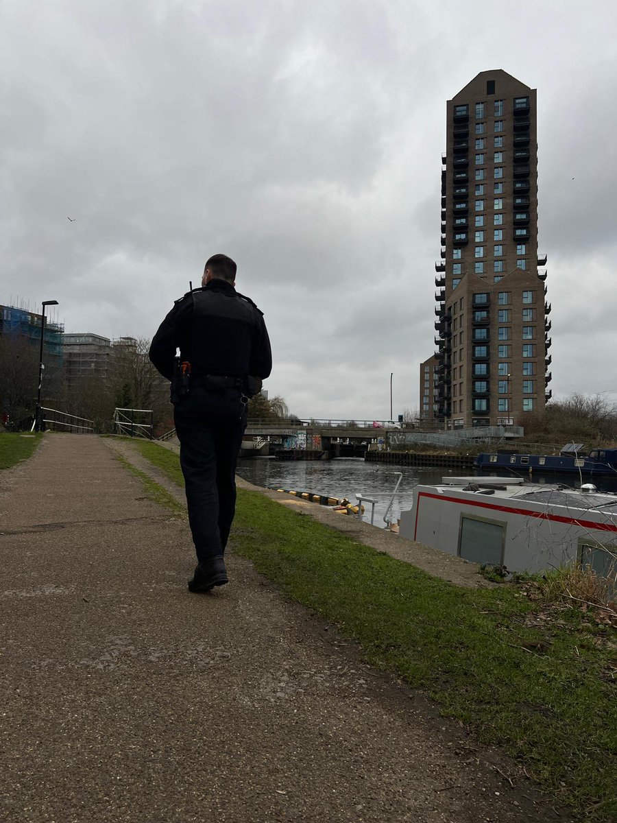 Officers conducted targeted patrols on River lea canal path for Asb