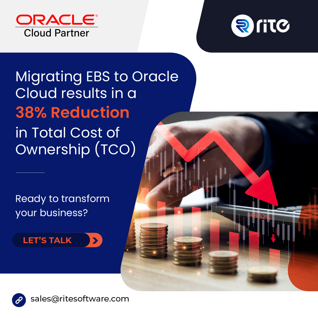 rite_software's tweet image. Transform your business cost-effectively! Oracle EBS to the Cloud reflects 38% TCO reduction. Let&apos;s chat about the game-changing transformation your business deserves. Click here: bit.ly/42fSaHr

#EBSMigrationToOracleCloud # #DataMigrationServices #RiteSoftware