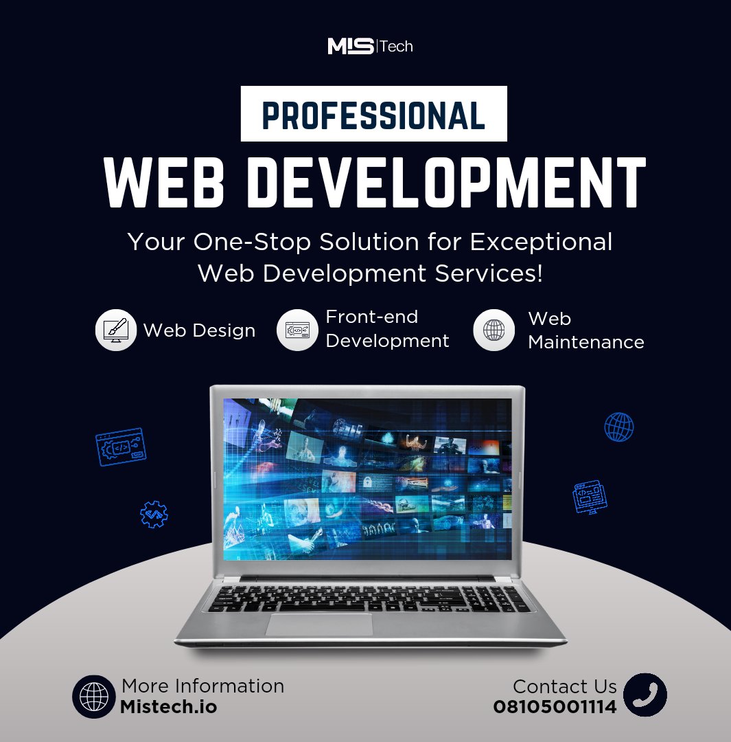 MISTech11's tweet image. Unlock the power of website for the success of your business.💫
Here at MIS|Tech we have a team of well skilled developers that will develop sites that resonate with your brand.
Don&apos;t miss out on this opportunity to get digital✨✨

#technologies 
#webdeveloment
#DigitalMarketing