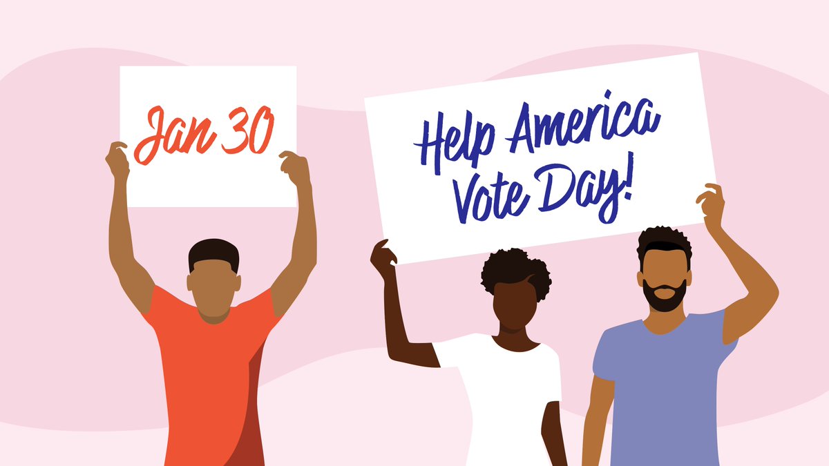 Today is Help America Vote Day! It will take about one million election heroes staffing the polls to power our elections this year!🗳️Sign up to be a poll worker with @powerthepolls and help ensure elections are accurate, secure, and accessible in your community.  #HelpAmericaVote