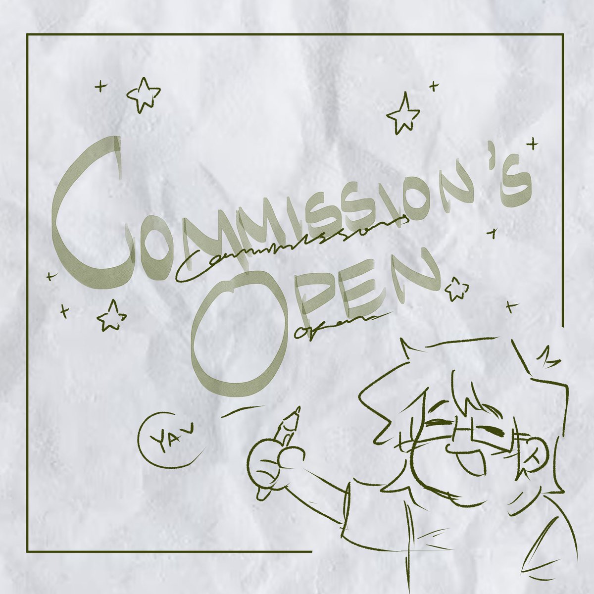 ArtBeanWithAJ1's tweet image. (1/4) COMMISSIONS ARE OFFCIALLY OPEN please DM for commissions and inquiries but before that-