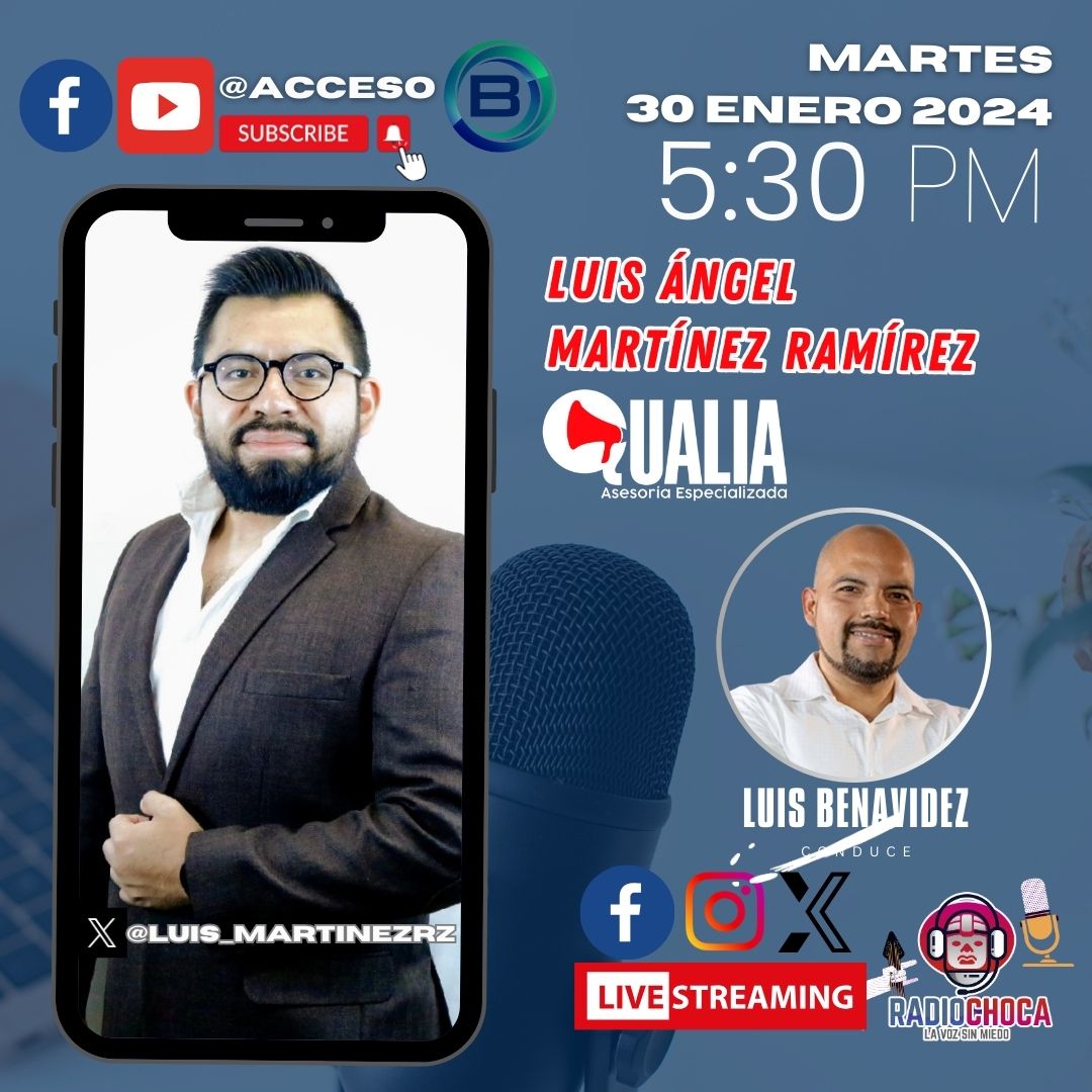 ChocaRadio's tweet photo. #AccesoB 🎙️ | Martes 30 Enero, cerrado el mes conversando los temas que mueven la agenda de este país.
✅5PM vía #streamerchallenge #StreamingLive #facebookreelsviral #facebooklivestream https://t.co/ColvskedkX