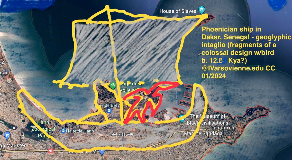 IVarsovienne's tweet photo. @anandaos Was #JubaII protecting info about cross Atlantic #Roman trade w/#Brazil? Cargo in #Dakar after processing in #African factories, was being sent to #Europe after 40 BC; before, trade w/#FortunateIsles probably was done by #Phoenicia. #ancientship #worldtrade #JoalFadiout #Senegal https://t.co/Xb807ZQSsG