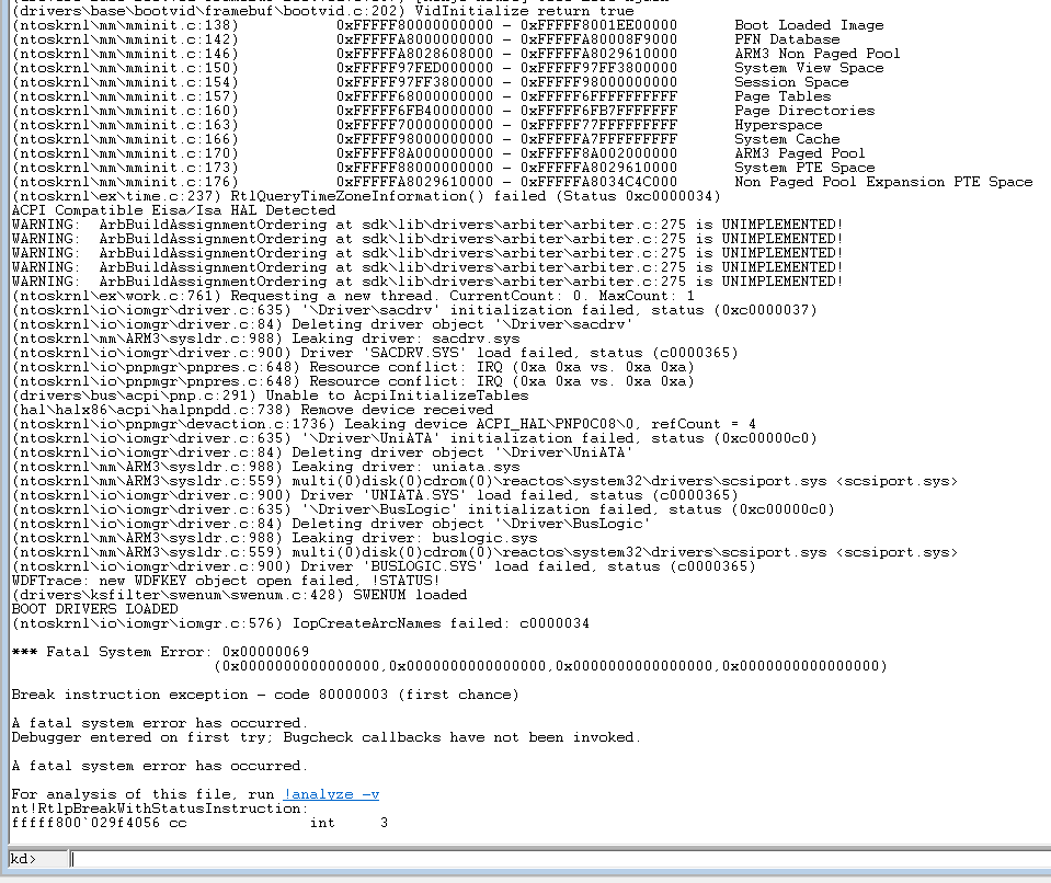 Finally, I have learned why we can't run x64 Windows XP/Vista/7 on Hyper-V Generation 2 Virtual Machines by modifying the #ReactOS kernel. I made some progress based on the <a href="/The_DarkFire__/">The_DarkFire_</a> UEFI branch and got lots of help from Timo Kreuzer. Still can't boot because lacks drivers.