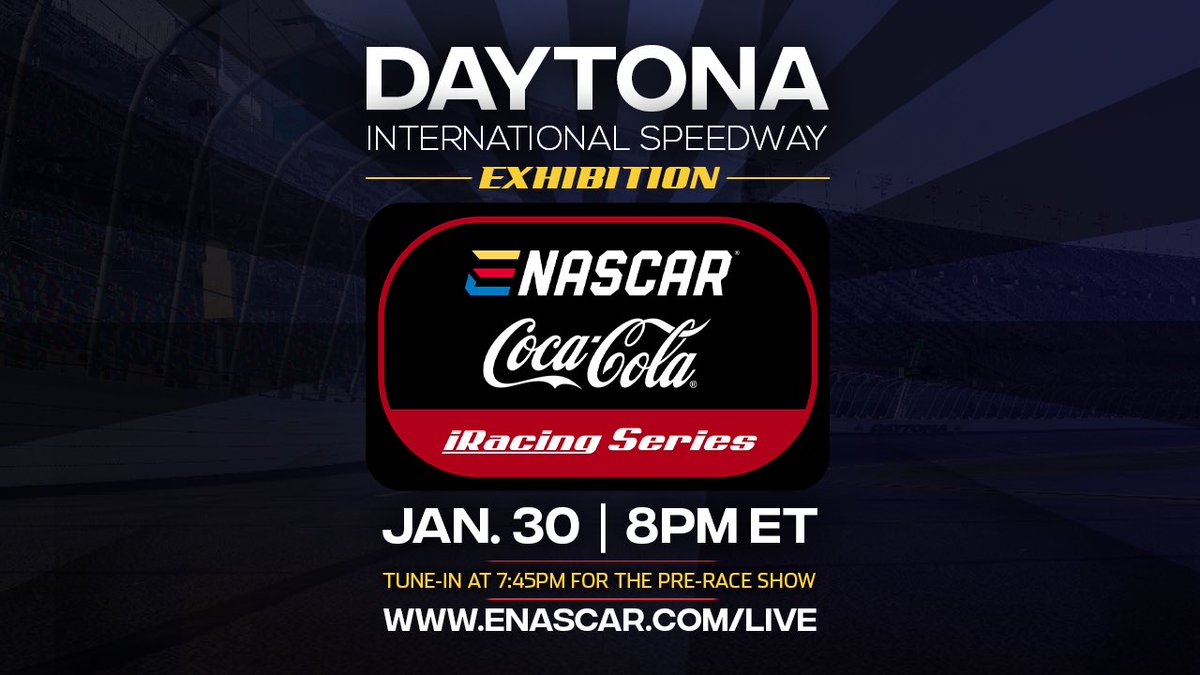 The few months off were nice but it’s once again #eNASCAR day and we’re bringing back the roots of checkers or wreckers by returning to Daytona for the Clash! 🚨🚨Start times are an hour earlier this year at 8 PM ET🚨🚨