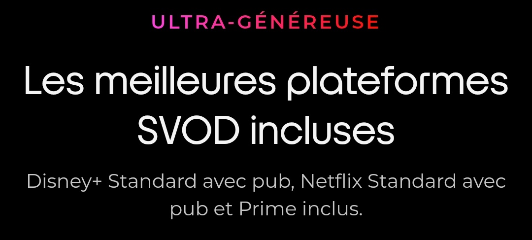 Rogsis1's tweet photo. @Xavier75 Mouais si c'est pour avoir les versions de Disney+ et Netflix avec publicité non merci https://t.co/nWmiuFJveV