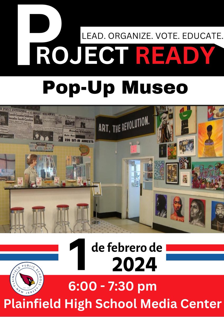 Kick-off Black History Month with PPS and Project Ready for the Pop-Up Voting Museum at the Plainfield High School Media Center on Thursday, February 1, from 6:00 p.m. - 7:30 p.m. Explore historical moments of the Civil Rights Movement and experience the power of voting.