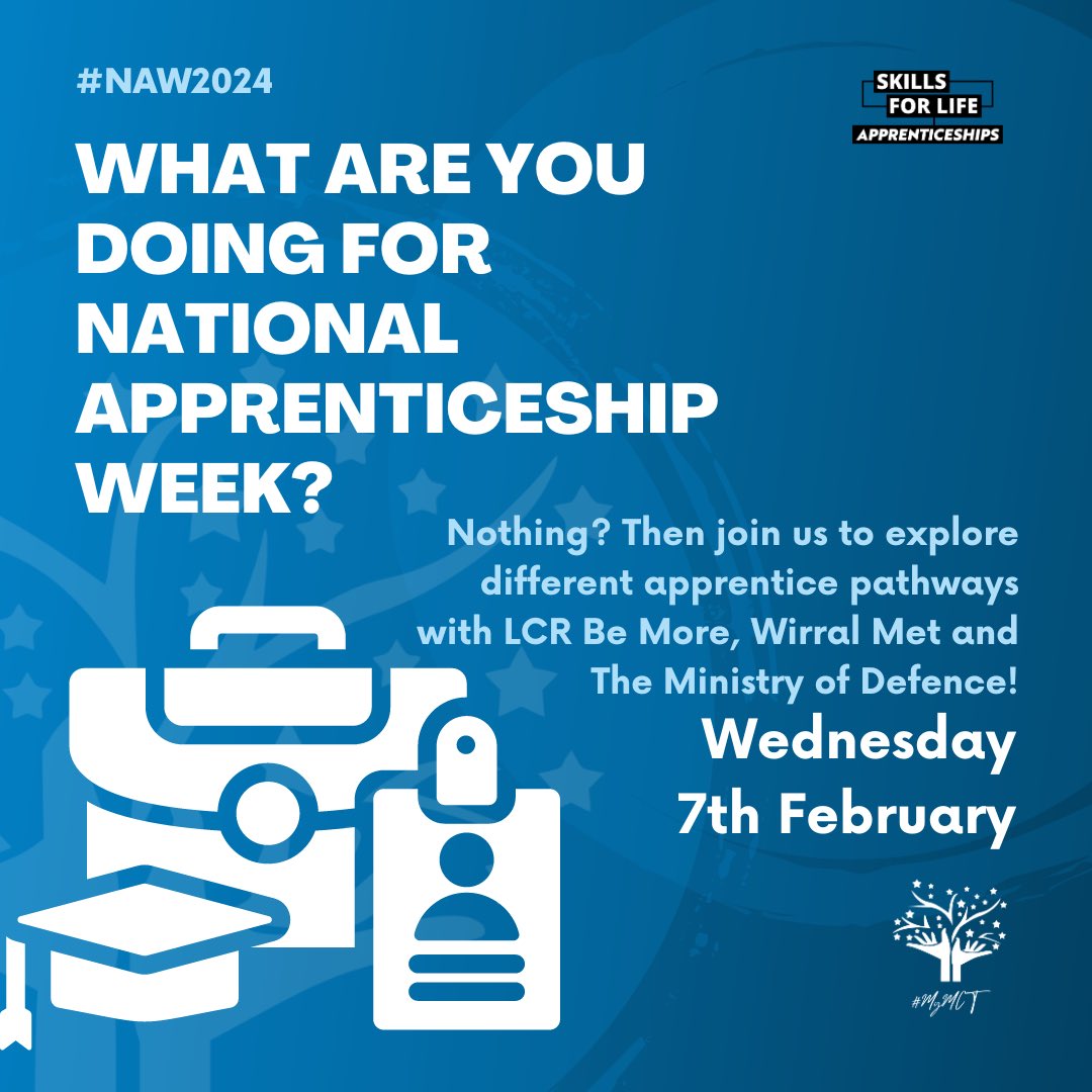 Come down to our Apprenticeship day in celebration of National Apprenticeship Week on Wednesday the 7th of February from 10am to 2.30pm! 🎟️ Book your spot online through MyMCTs Eventbrite accessible through the linktree in our bio. This event is designed for YOU and YOUR future!