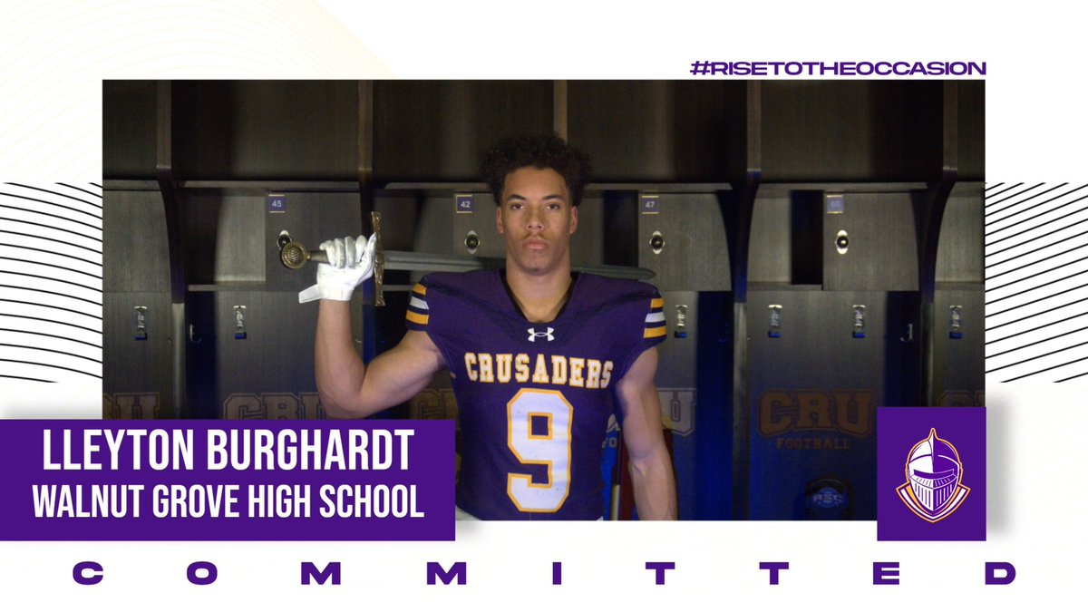 #AGTG I want to thank all the coaches that recruited me and all the coaches that have supported me over the years and thank my family for their support from day one. Through thoughtful consideration, I am proud to announce my commitment to UMHB and <a href="/CruFootball/">UMHB Football🏈</a> to pursue my