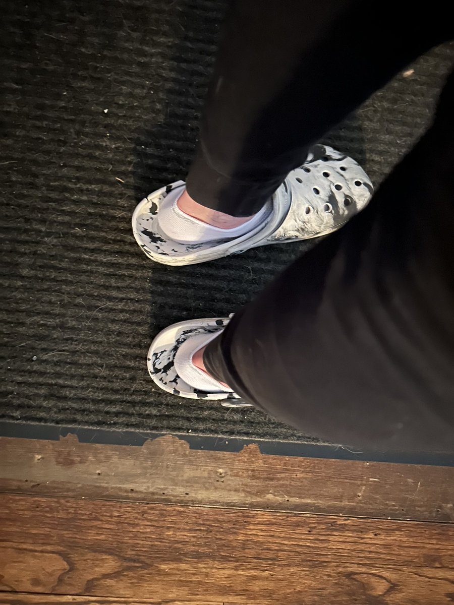 Nothing prepares you for the day that you’ll slip your oldest shoes on to take the garbage out and realize his feet are now bigger than yours 😢😢😢