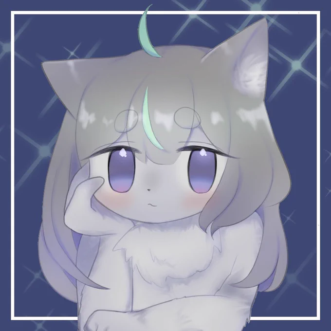 #今月描いたイラストを晒そう もふもふ多め? 