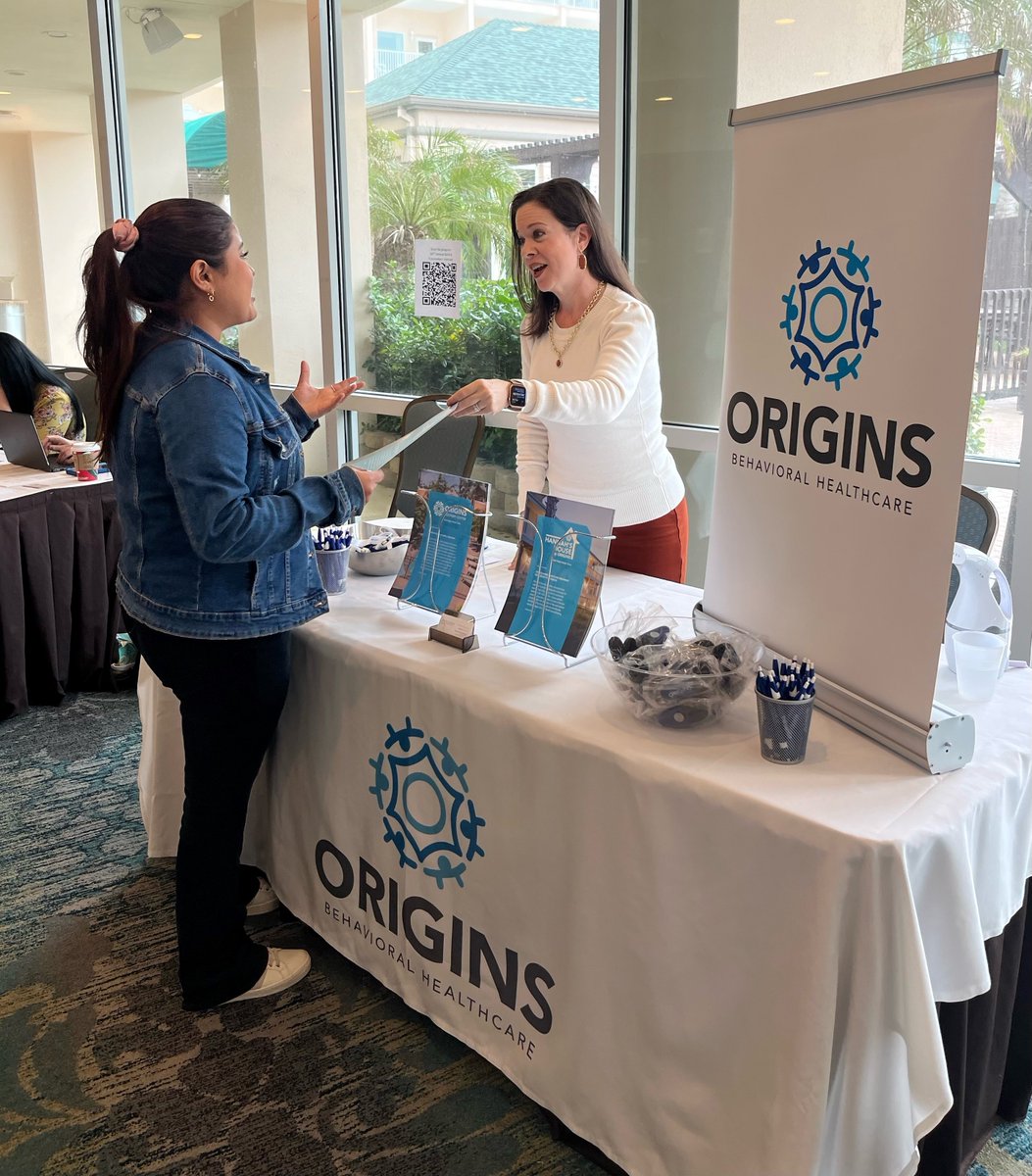 Laura Saldivar, Community Outreach Director for Origins - South Texas, attended the Rio Grande Valley Counseling Association's 30th Annual Counselors Institute last week on South Padre Island. 
#community #outreach
