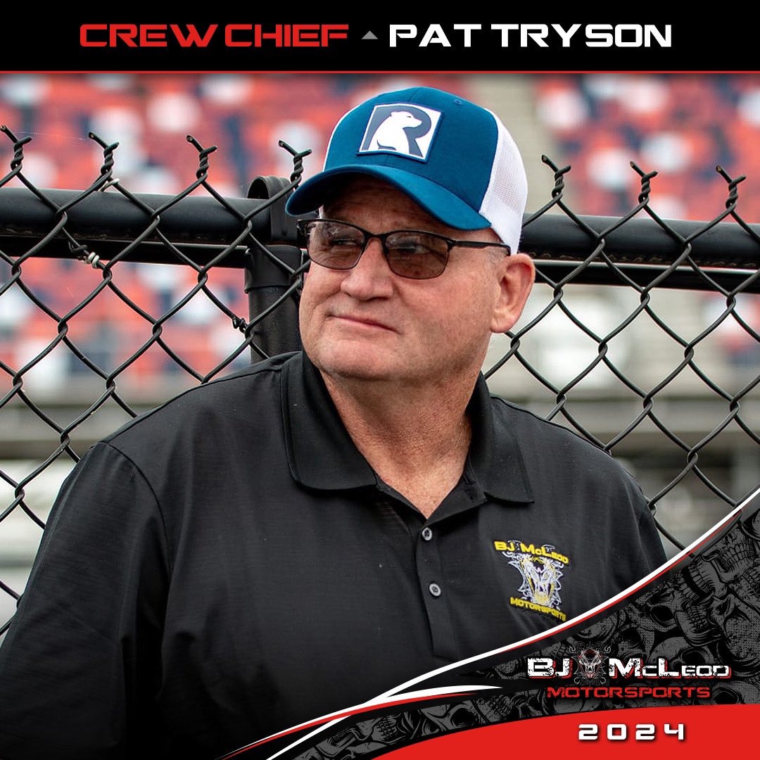 We’re thrilled to announce Pat Tryson will be the Crew Chief for the No. 78 for the second year in a row!