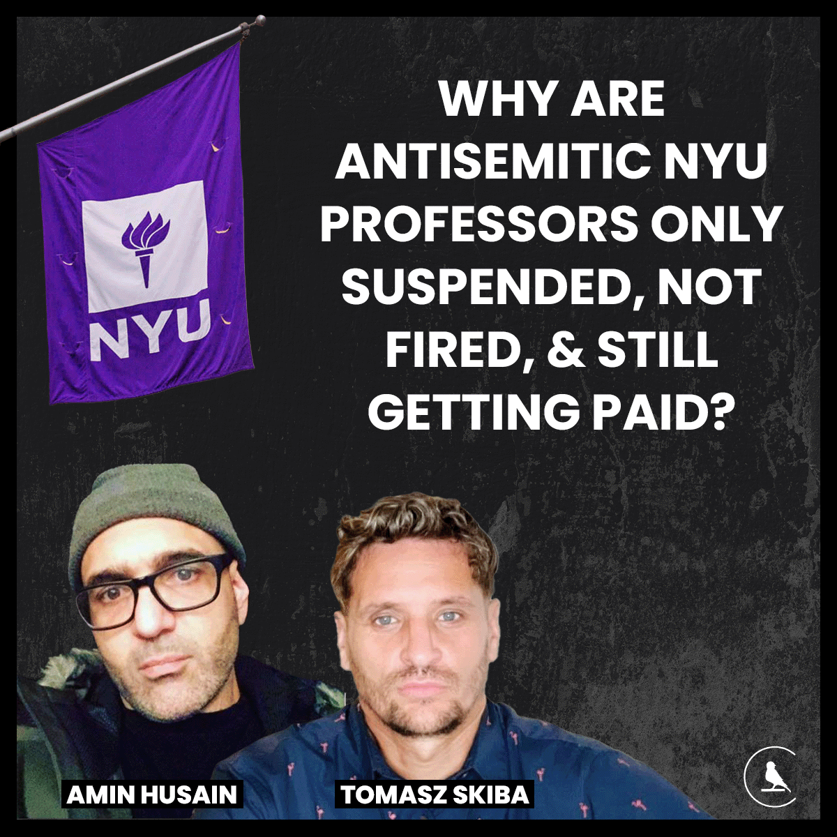 canarymission's tweet photo. Why does @nyuniversity continue to pay their antisemitic adjunct professors who have been suspended for egregious violations of "discrimination and anti-harassment policies" post-Oct. 7? And why have they not been fired? https://t.co/bx85PJrs1j https://t.co/yQeKsJlXYC