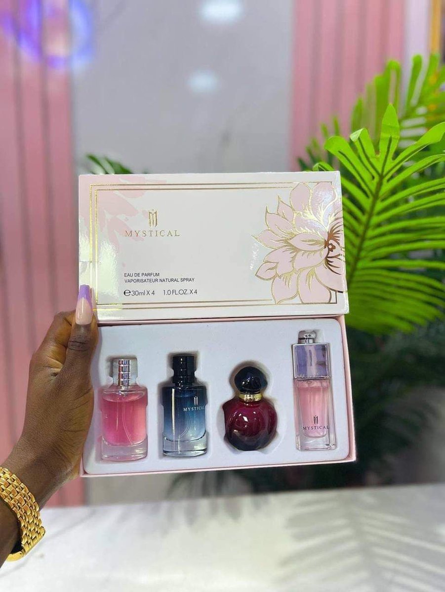 itz_zass's tweet photo. Mystical 4 in 1 Perfume set now available
This is a lovely gift idea ❤️
🏷️ #10,000 each
Lagos
Nationwide delivery.
Please kindly retweet
#NYSC #fg #perfumeset #perfume_um #zassfragrance #dollar #ekohotel https://t.co/A5HmA4sW7t