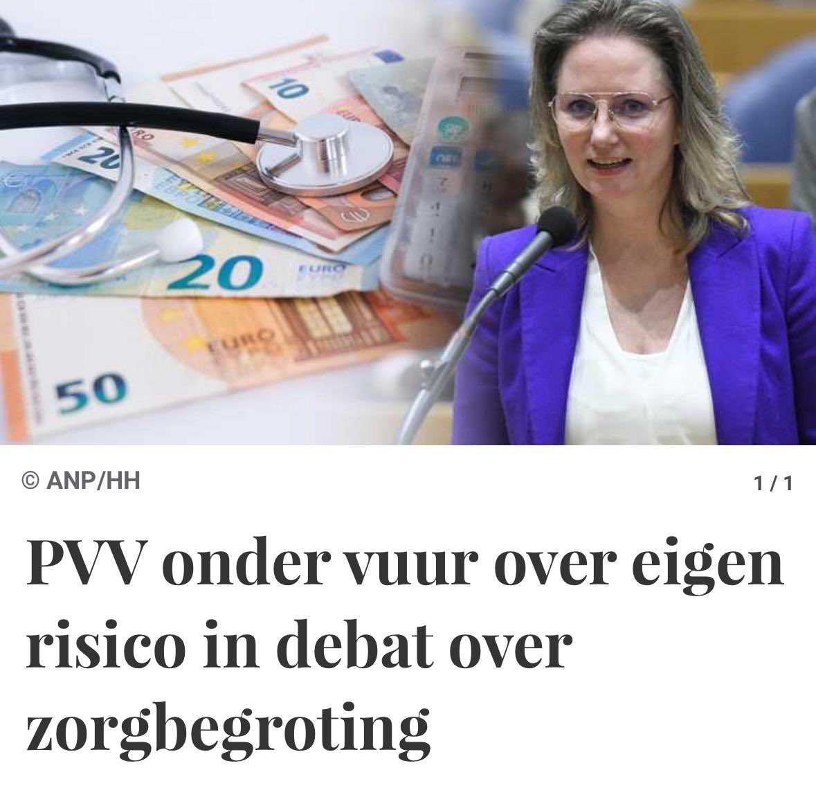 Het had nu geregeld kunnen en moeten worden. Een meerderheid vindt dat het eigen risico moet worden afgeschaft. Maar PVV en BBB komen niet na wat ze beloven.

Mensen willen geen onsje meer of minder. Schaf het eigen risico helemaal af!