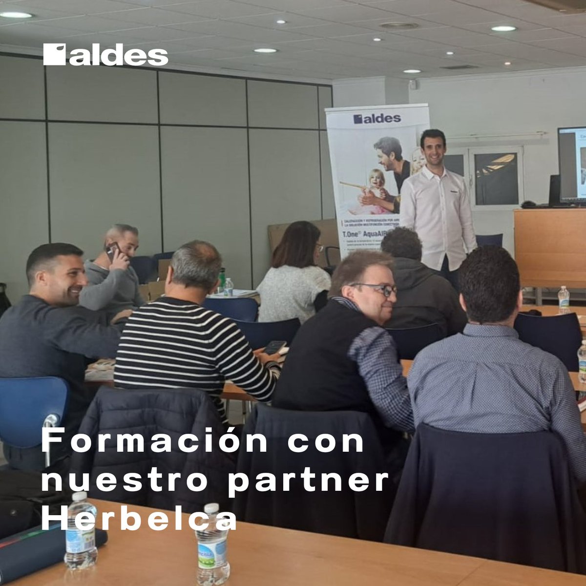 Aldes Venticontrol España (@aldes_spain) on Twitter photo El pasado 26 de enero tuvimos la oportunidad de ofrecer una formación a clientes y empleados de nuestro partner <a href="/herbelca1/">Herbelca SL</a> en Valencia
Nuestro compañero, Miguel Canelada, compartió con ellos su conocimiento sobre VMC y las soluciones de Aldes según la necesidad de cada proyecto El pasado 26 de enero tuvimos la oportunidad de ofrecer una formación a clientes y empleados de nuestro partner <a href="/herbelca1/">Herbelca SL</a> en Valencia
Nuestro compañero, Miguel Canelada, compartió con ellos su conocimiento sobre VMC y las soluciones de Aldes según la necesidad de cada proyecto