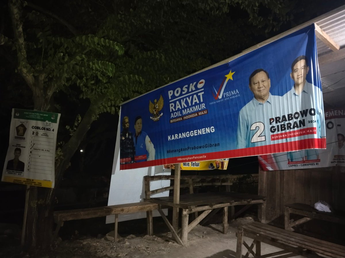 SEMAKIN RAPAT SEMAKIN KUAT!

Posko-posko rakyat adil makmur terus berdiri. Menangkan Prabowo -Gibran satu putaran.

#PrimaJatim
#IndonesiaPrima