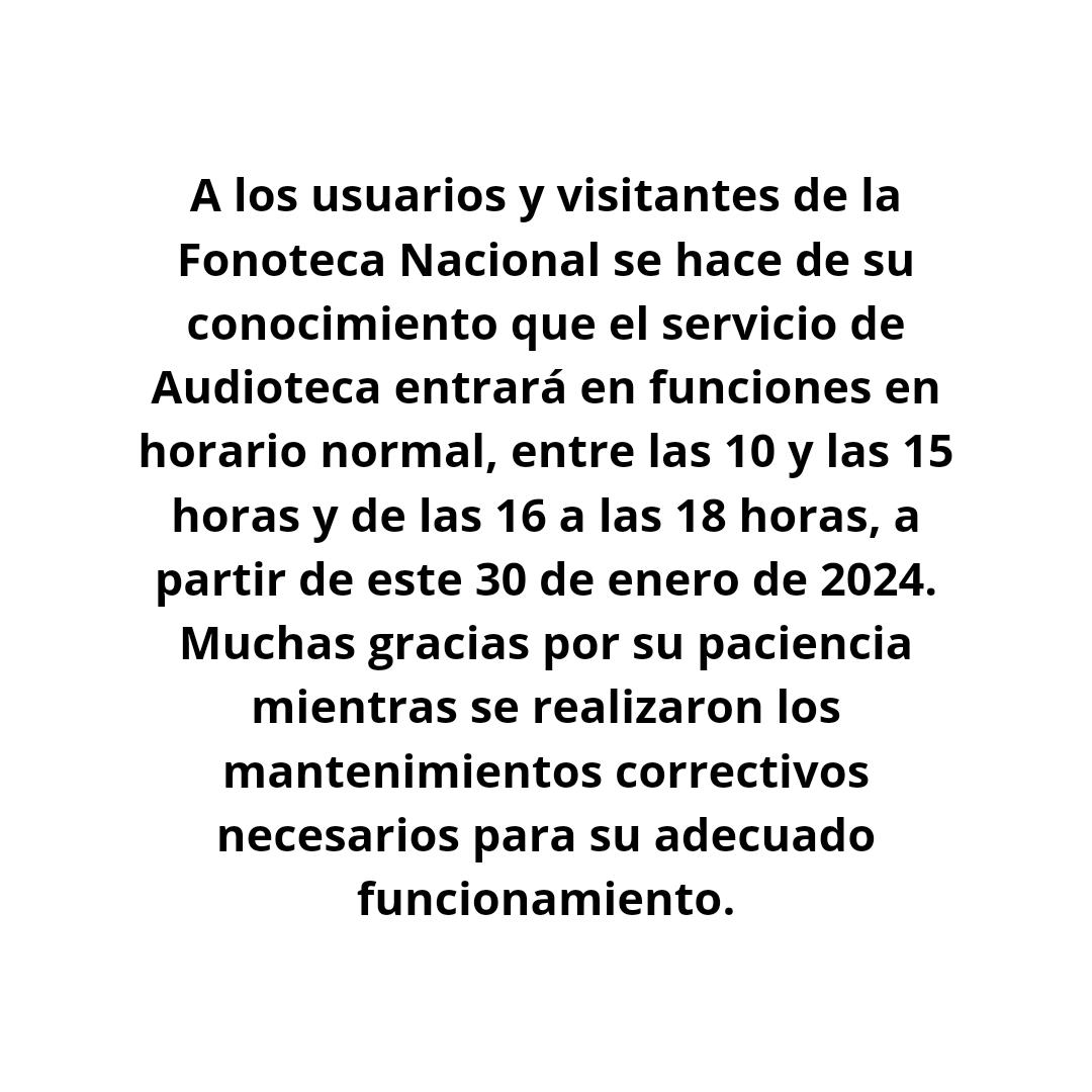 Fonoteca's tweet photo. #FonotecaNacional #audioteca https://t.co/M7gbDchK2p
