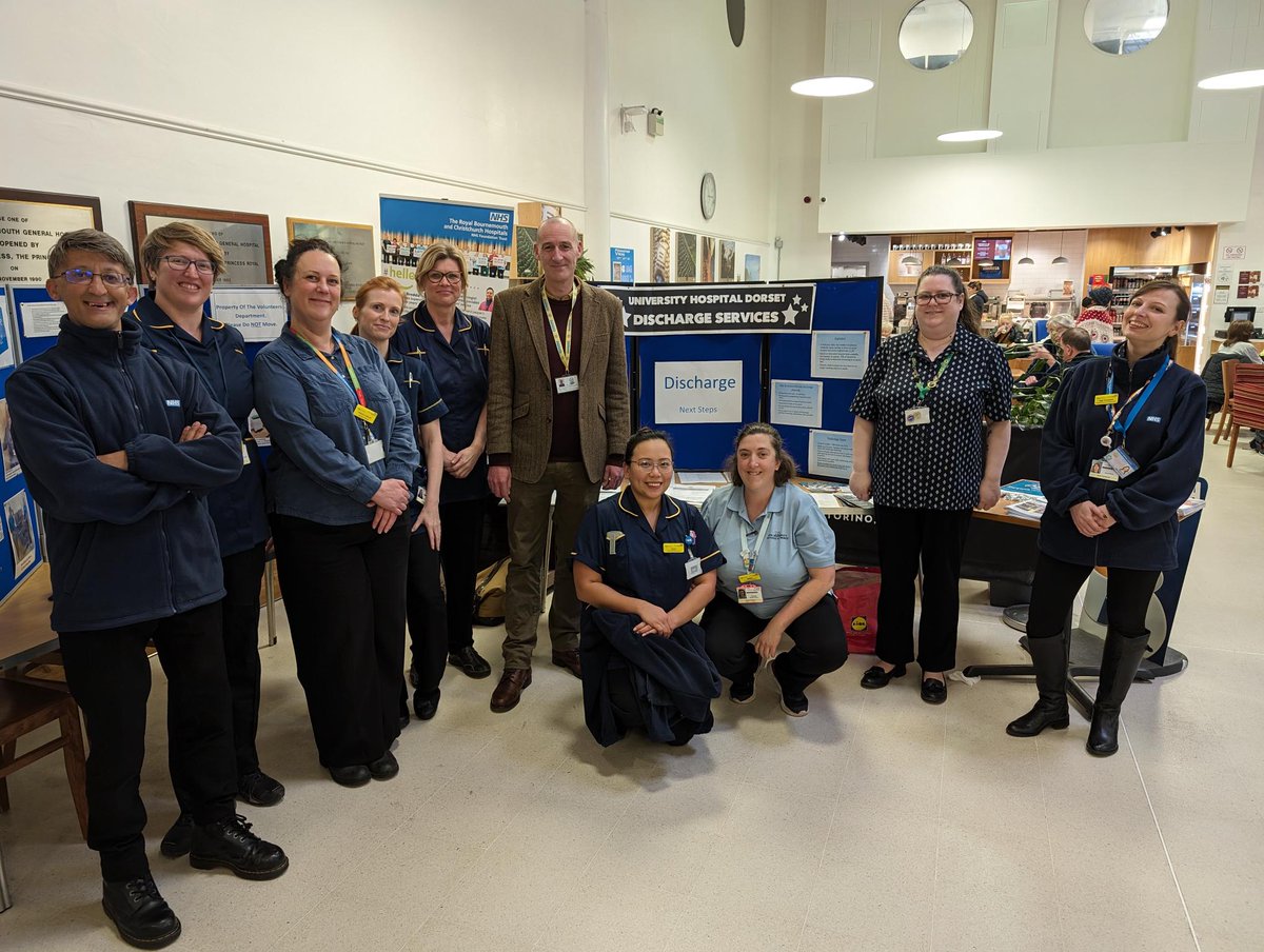 UHD Discharge Services - @RBH atrium -visit our stand - meet the team &amp; learn about hospital discharge👍 #fabteam #safedischarge #greatpartnershipworking
#CANwellbeingteam
