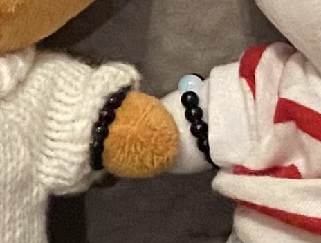 Soozables's tweet photo. It’s canon!  (Bracelets from @skzoowears 💕) https://t.co/dYl2elm8Qy
