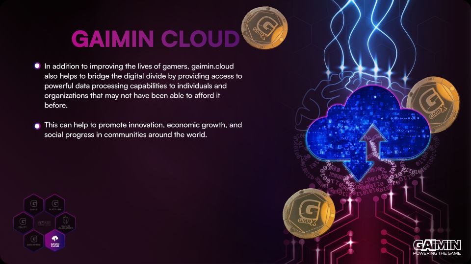 UdyHighs's tweet photo. Are you ready to enter the new exciting world of Web3 gaming? Do you want to monetize your unused computational resources, own your in-game assets as NFTs, and play the most innovative Web3-enabled games? If yes, then you need to check out @GaiminIo 

Gaimin is a Web3 gaming infrastructure project that aims to merge gaming with AI and DePIN (Decentralized Processing and Incentivization Network). In this thread, I will explain what Gaimin is, how it works, and how it compares to other cloud computing platforms like Render. 

What is Gaimin?
Gaimin is a platform that allows PC gamers to monetize their idle or unused computational resources by sharing them with the Gaimin cloud services. In return, they receive GMRX tokens, which can be used to buy in-game assets, access Web3 games, and participate in esports events. Gaimin also provides developer tools, game distribution, and a launchpad for Web3 game projects.  

How does Gaimin work?

@GaiminIo works by using AI to optimize the allocation of computational resources among the users and the cloud services. Users can download the Gaimin platform, create a wallet, and join the community of gamers who own their gaming assets on Gaimin. The platform runs in the background on the user’s PC, detecting when the PC is idle or underused, and then allocating the available resources to the Gaimin cloud services. The user can set the preferences for how much resources they want to share, and when they want to stop or resume sharing.

The Gaimin cloud services use the shared resources to perform various tasks, such as rendering, machine learning, data processing, and more. The users who share their resources are rewarded with GMRX tokens, which are minted by the Gaimin blockchain. The GMRX tokens can be used to buy in-game assets, which are stored as NFTs on the blockchain, and have real utility, interoperability, and cross-game capability. The users can also use the GMRX tokens to access Web3 games, which are enabled by the Gaimin developer tools. The Gaimin developer tools allow game developers to easily add Web3 functionality and features to their existing games or create new games from scratch. The Gaimin platform also acts as a game launcher and a game distribution platform, where users can discover and play new and exciting Web3 games. 

Additionally, @GaiminIo  supports the esports industry by sponsoring and hosting esports events, and by creating a professional esports team, the Gaimin Gladiators. The Gaimin Gladiators are composed of top gamers from around the world, who compete in various esports tournaments and showcase the potential of Web3 gaming. The Gaimin users can also participate in esports events and earn rewards and recognition for their gaming skills.

How does Gaimin compare to Render?

Render is another cloud computing platform that allows users to host and run their apps and websites on the cloud. Render is different from Gaimin in several ways:

• Render is not focused on gaming, but on general web development and hosting. Render does not offer any gaming-related services, such as game distribution, game assets, or esports support.

• Render is not powered by AI, but by a simple and intuitive interface that allows users to deploy and scale their apps with ease. Render does not use any optimization algorithms to allocate the resources among the users and the cloud services. 

• Render is not based on a blockchain, but on a centralized cloud infrastructure. Render does not have its own token, nor does it reward the users for sharing their resources. Render charges the users based on the usage and the plan they choose.

• Render is not a Web3 platform, but a Web2 platform. Render does not support any Web3 functionality or features, such as NFTs, smart contracts, or decentralized applications.

Comparing Gaimin with Render, no doubt, Gaimin stands out as a Web3 gaming platform that leverages AI and DePIN to create a cloud computing economy for gamers and game developers. Gaimin offers a unique solution to the global problem of insufficient computer processing power, by simultaneously solving the biggest problem for 1.6 billion PC gamers: how to pay for their gaming. Gaimin also offers a gateway for the mass adoption of Web3 games and blockchain technology, by providing a full-featured gaming platform, developer tools, game distribution, and esports support. Gaimin is a project that is strategically positioned at the disruptive intersection of Web3, gaming, and cloud computing.

If you have read up to this point, I want to personally let you know that @GaiminIo has something for you, whether you are gamer, game developer, crypto enthusiat, NFT collector, or esports enthusiast. Join the @GaiminIo project today and become part of the future of gaming. Visit https://t.co/4m4hl0A8wD to learn more or follow @GaiminIo on X.