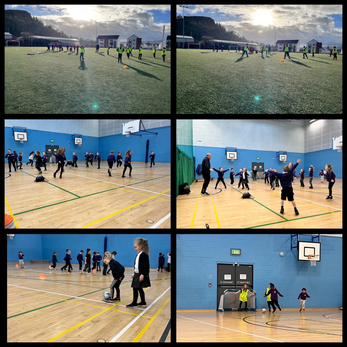 Thanks to Craig @SAFCCommunity who came into deliver both @Raploch_Primary School of Football and Afterschool mini kickers P1 & 2 session ⚽️🥅 #widerexperiences #PEPAS #providingopportunity