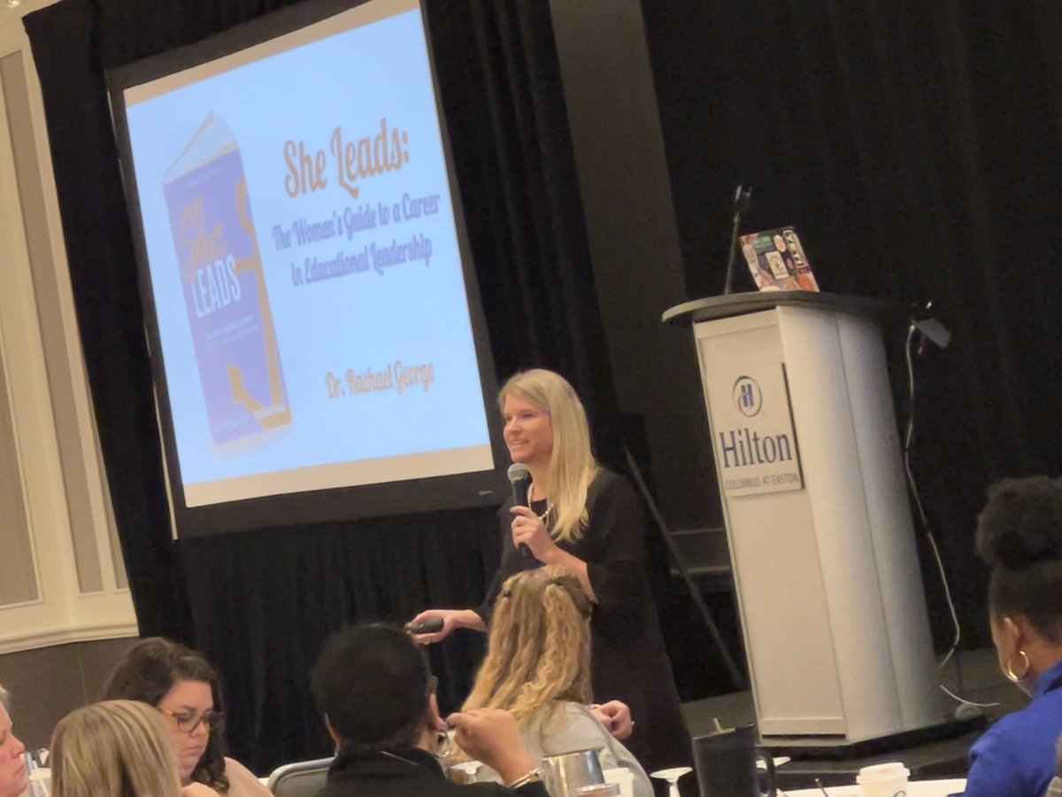 OhioPrincipals's tweet photo. Kicking off Day 1 of the OASSA/OAESA Women's Leadership Conference with a session from Dr. Rachael George! https://t.co/09wcjvYQmP