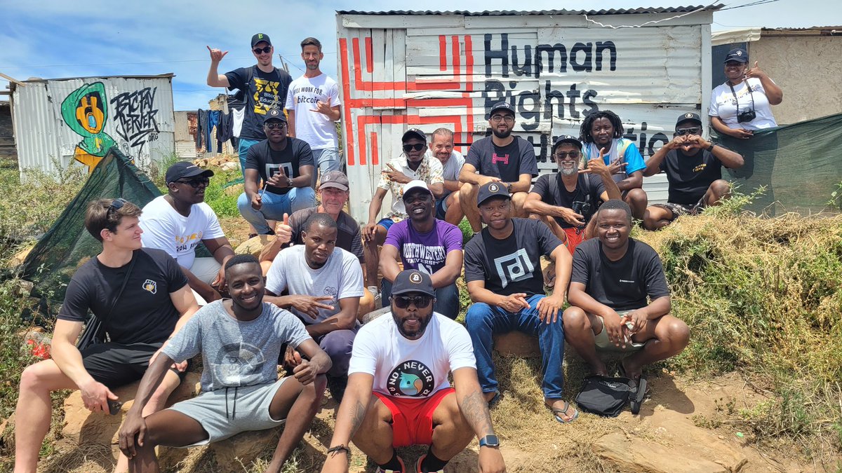 HRF brought together community leaders from all across Africa to attend <a href="/AdoptingBTCcpt/">AdoptingBitcoinCPT</a> and visit <a href="/BitcoinEkasi/">Bitcoin Ekasi</a> 🧡