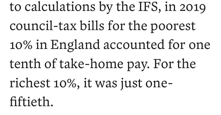 ProfTimBale's tweet photo. Eye-opening from  @TheEconomist on the UK’s absurd Council Tax 1/ https://t.co/LjBF8MISl5