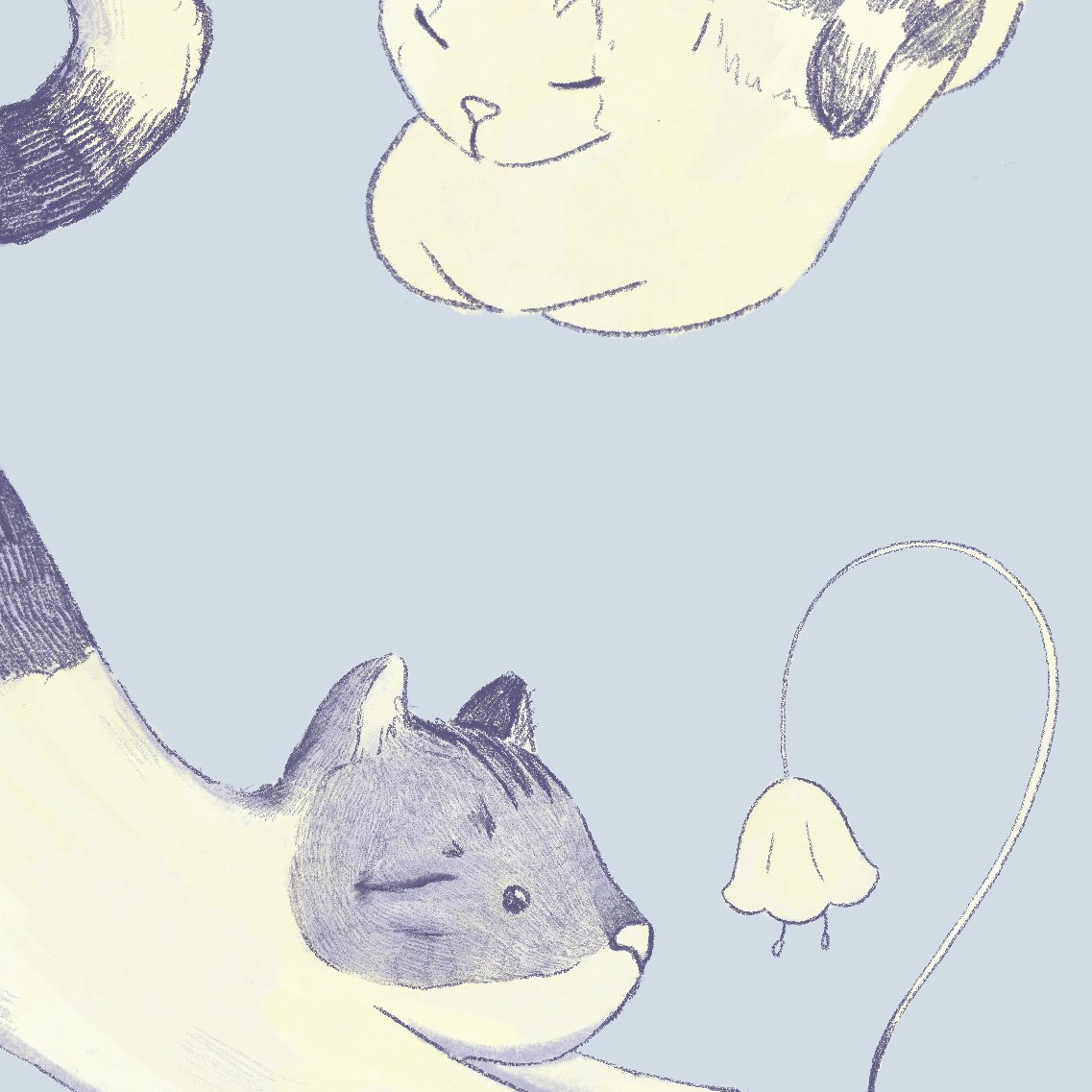 soft_bloom_'s tweet photo. wip of lil cats >< https://t.co/QhWAm0etCB