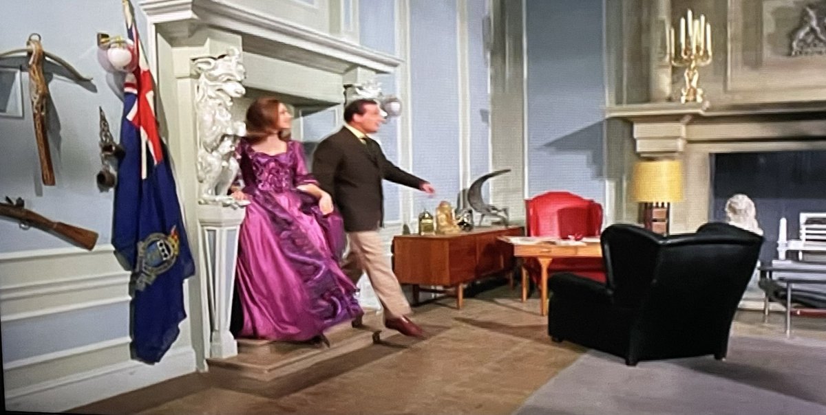 TimeLordDrew61's tweet photo. Back to the 1960’s. Didn’t we get the vote? Escape in Time . The Avengers. #TheAvengers #JohnSteed #PatrickMacNee #DianaRigg #EmmaPeel #EscapeInTime #Series5 https://t.co/A96aHg8q2k