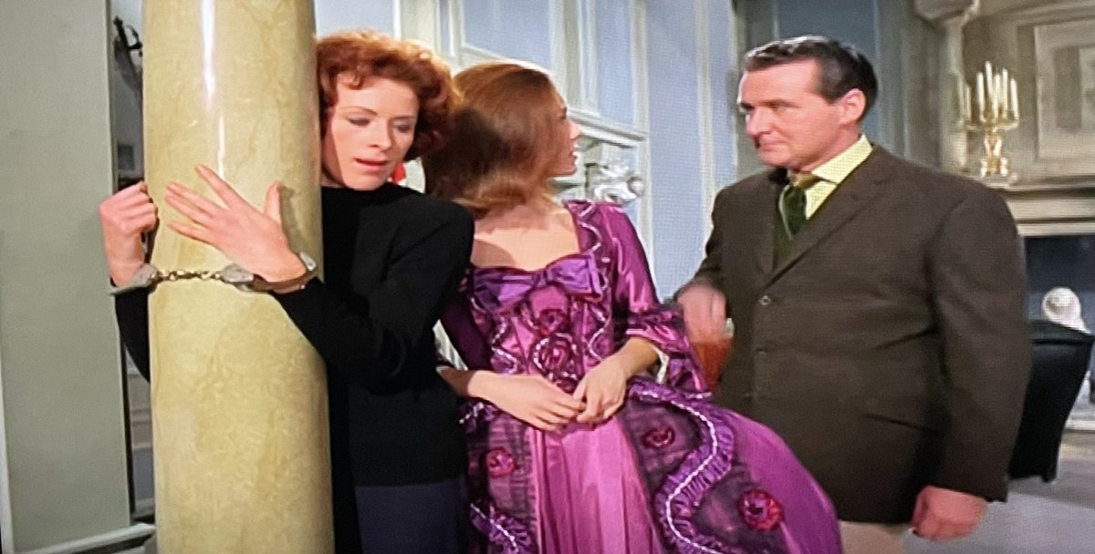TimeLordDrew61's tweet photo. Back to the 1960’s. Didn’t we get the vote? Escape in Time . The Avengers. #TheAvengers #JohnSteed #PatrickMacNee #DianaRigg #EmmaPeel #EscapeInTime #Series5 https://t.co/A96aHg8q2k