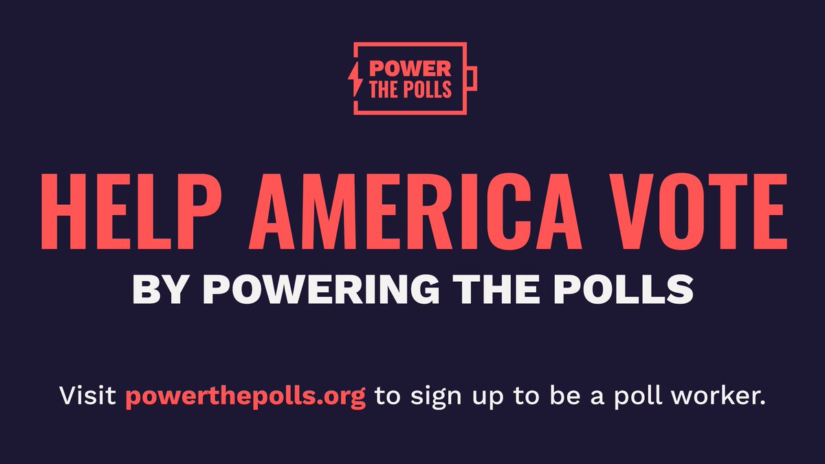Today is Help America Vote Day! 🎉Our democracy relies on all of us to keep it strong. Election officials nationwide are calling on you to sign up to work the polls. #HelpAmericaVote and sign up with our link in bio. #PowerThePolls