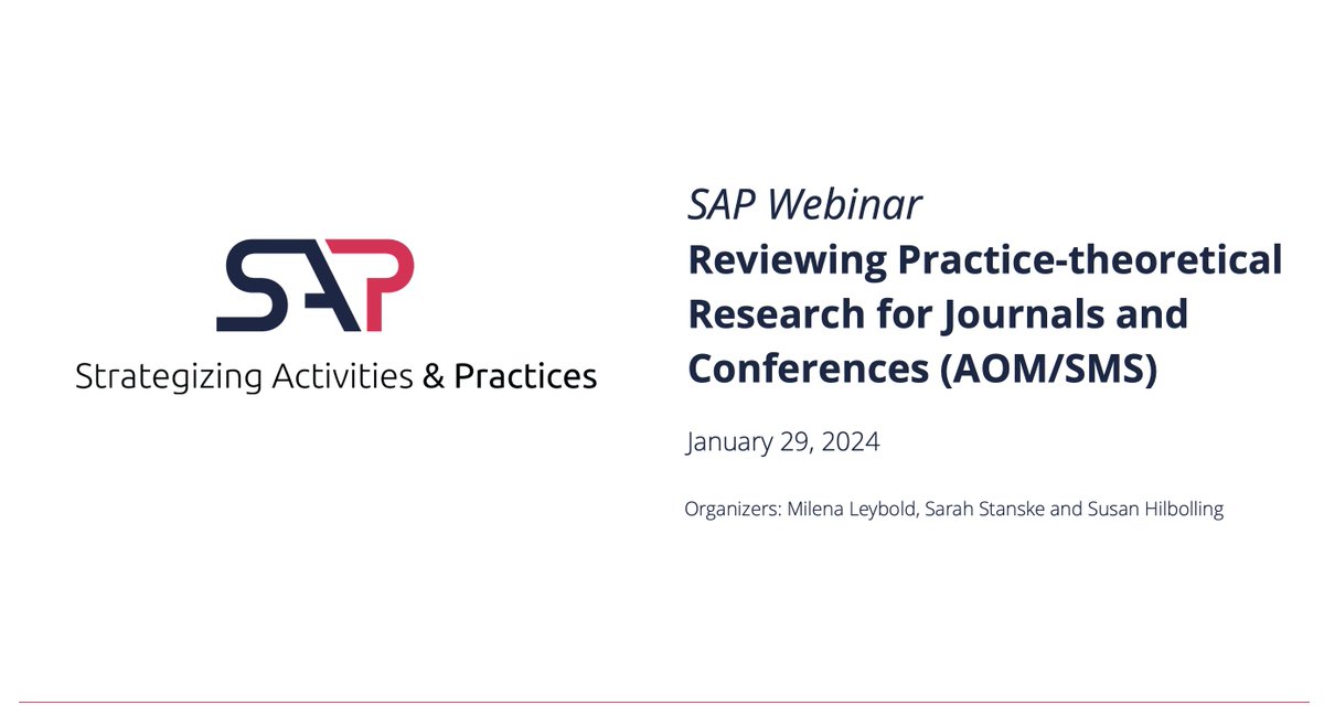 Recording of yesterday's @Strategizers webinar online!

In case you've missed the webinar or just want to re-watch it, please find the recording here: youtube.com/watch?v=x-3HrS…

Again, thanks to Matthias Wenzel, @ellenna___ and Fannie Couture for sharing their great insights!